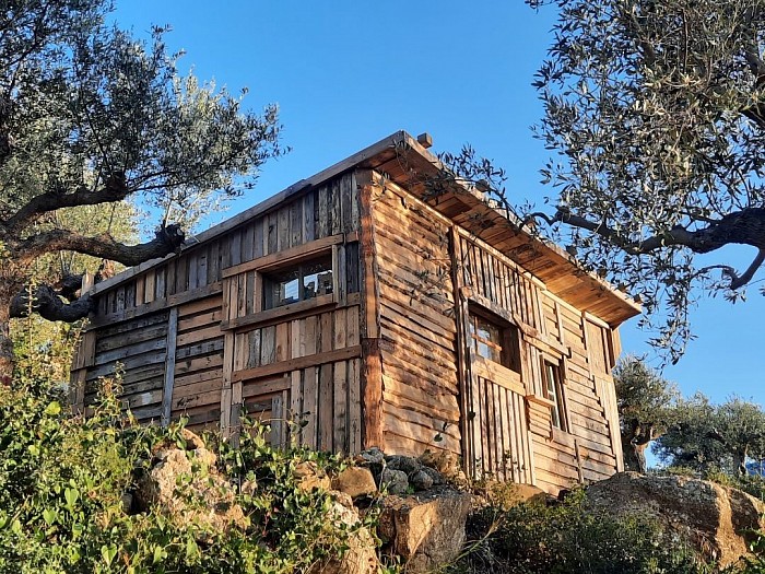 Tiny house made of pallets