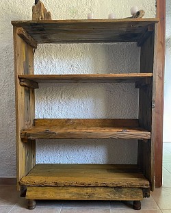 Cabinet recycled wood